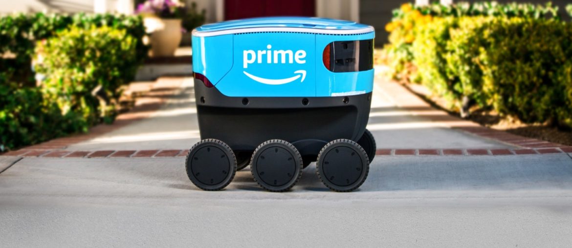 robot livreur Amazon - Rue Montgallet