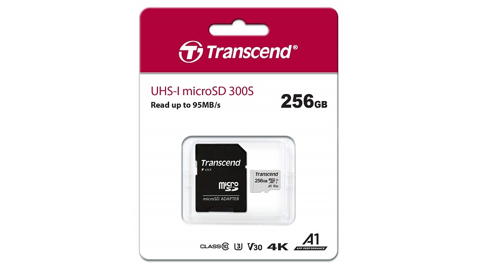 TRANSCEND Micro SDXC 300S UHS-I U3 256 Go - Rue Montgallet