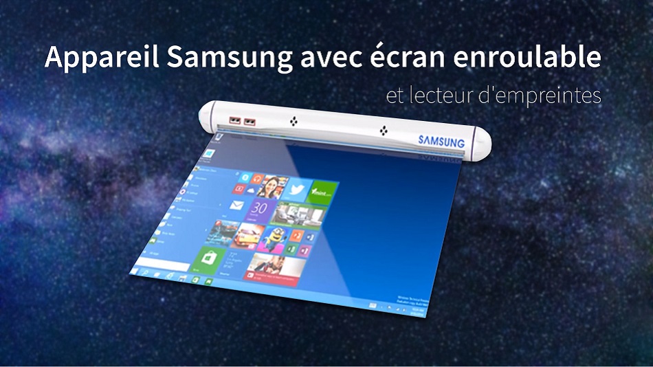 samsung écran enroulable - Rue Montgallet
