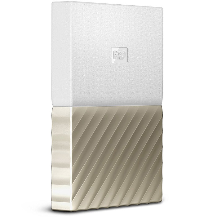 WD My Passport Ultra 2 To Blanc-Doré (USB 3.0) - WDBFKT0020BGD-WESN - Rue Montgallet