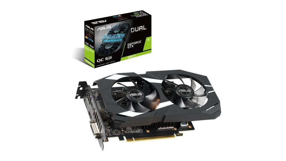 Asus GeForce GTX 1660 Ti DUAL-GTX1660TI-O6G - Rue Montgallet