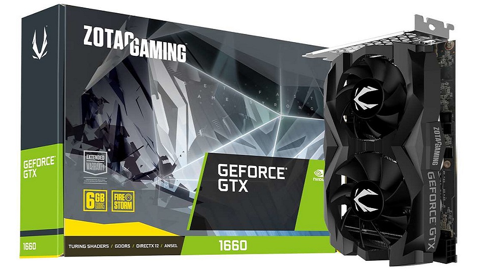Zotac GeForce GTX 1660 Twin Fan - Rue Montgallet