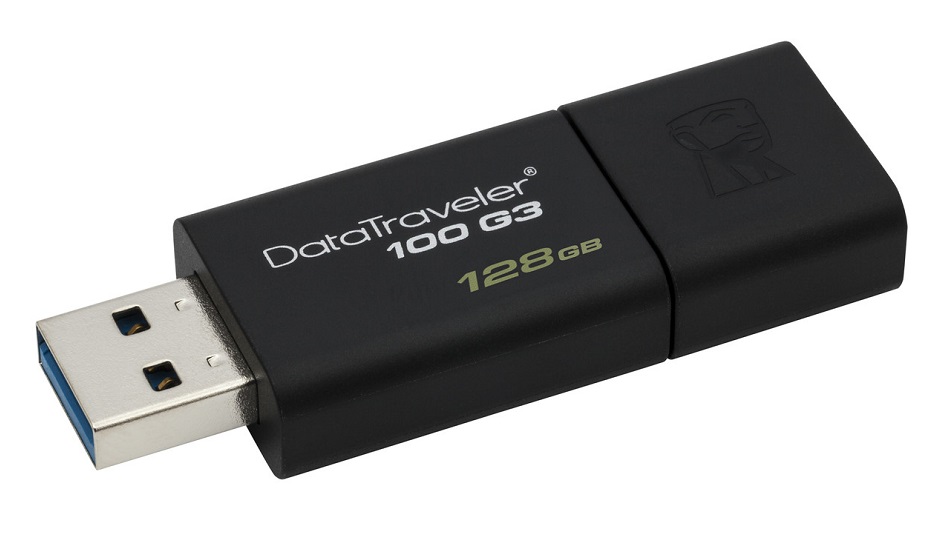 Kingston DataTraveler 100 G3 - clé USB - 128 Go - Rue Montgallet