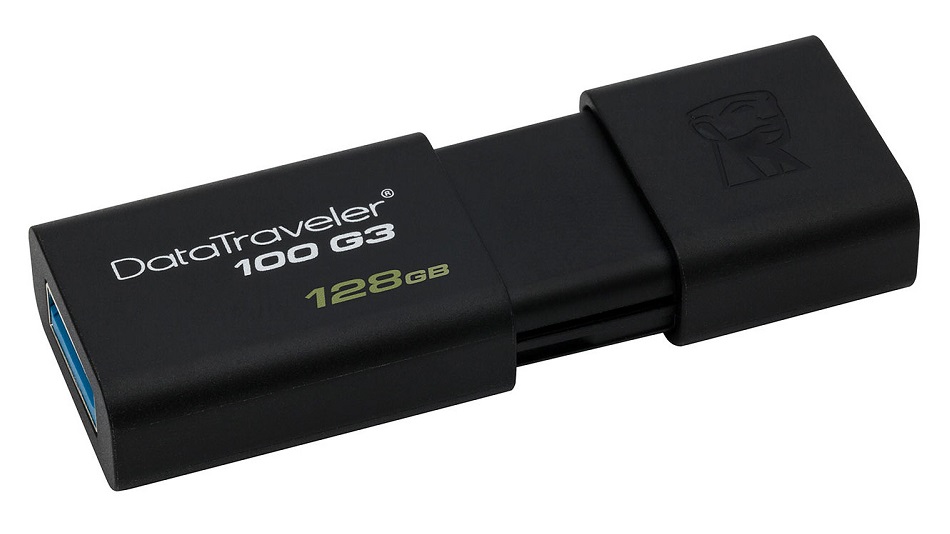 Kingston DataTraveler 100 G3 - clé USB - 128 Go - Rue Montgallet