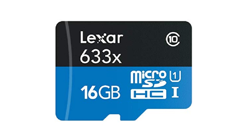 Lexar MicroSDXC 16 Go 633x (45 Mo/s) + Adaptateur - Rue Montgallet