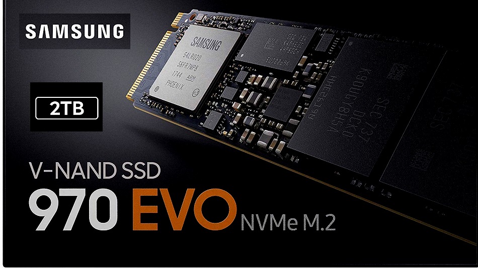 Samsung SSD 970 EVO M.2 PCIe NVMe 2 To, qualité hors du commun