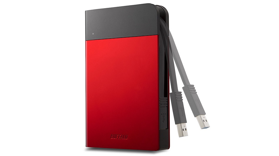 Buffalo MiniStation Extreme 1 To - Rouge - Rue Montgallet