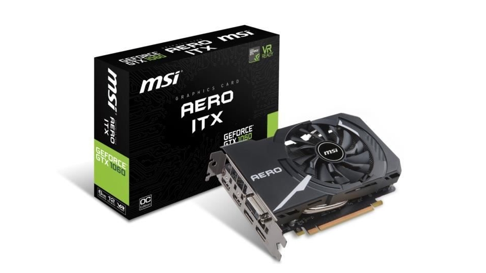 MSI GeForce GTX 1060 AERO ITX 6G OC rue montgallet
