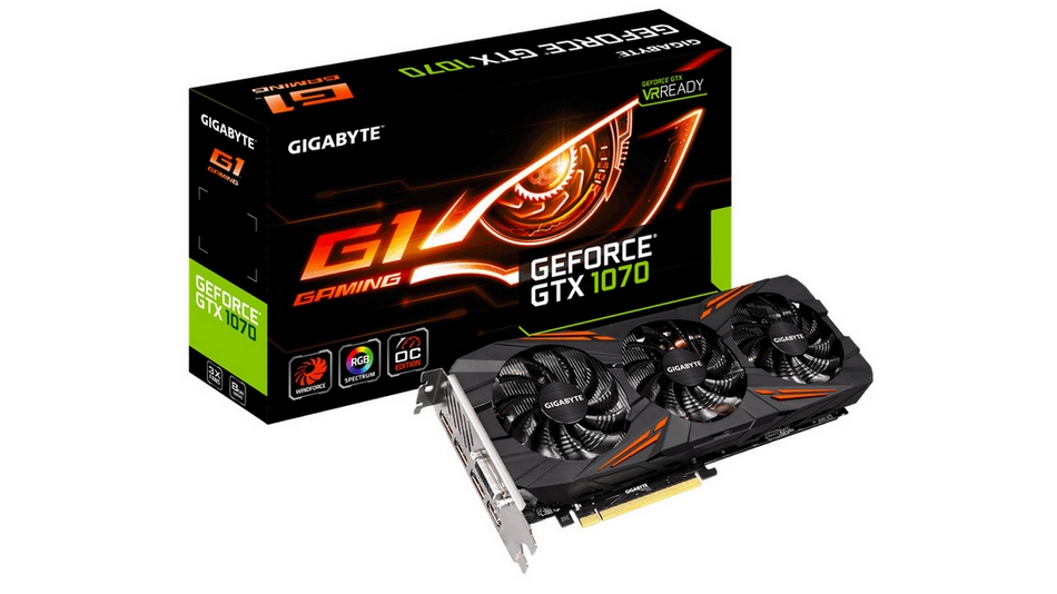 Gigabyte GeForce GTX 1070 WINDFORCE OC rue montgallet