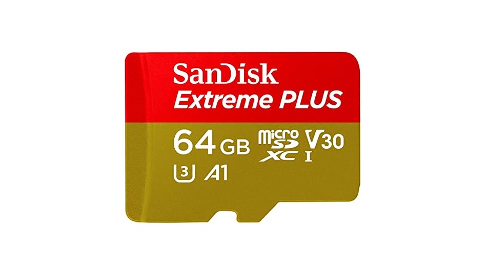 meilleures carte memoires 2020 SanDisk Extreme Plus microSDXC UHS-I U3 A2 V30 64 Go - rue montgallet