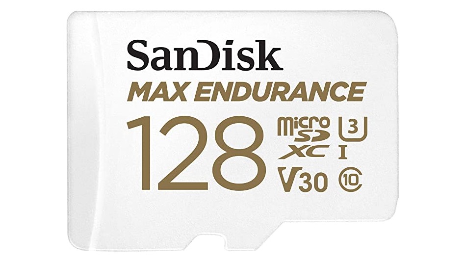 meilleures carte memoires 2020 SanDisk Max Endurance 128 Go - rue montgallet