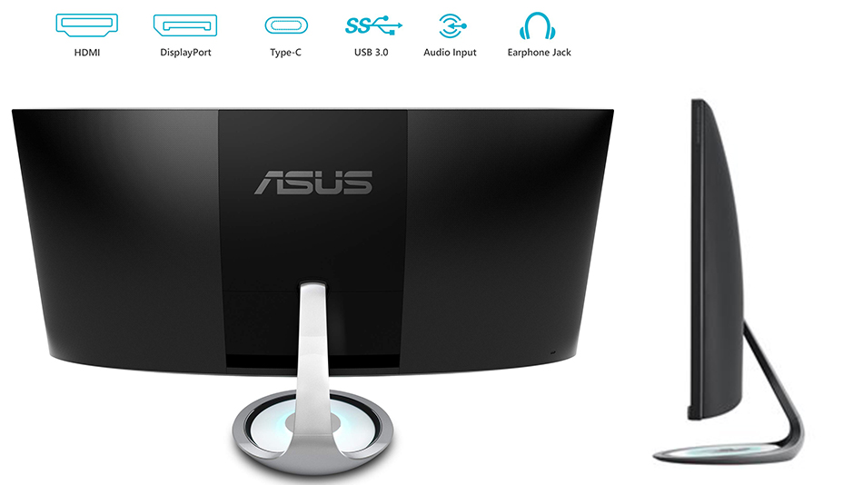 Asus 37.5" LED - Designo Curve MX38VC - Rue Montgallet