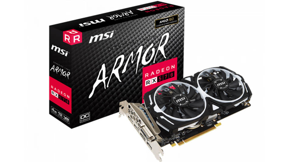 MSI RX 570 ARMOR 4G OC - Rue montgallet