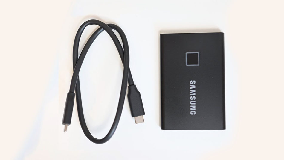Samsung Portable SSD T7 Touch 2 To Noir - Rue montgallet