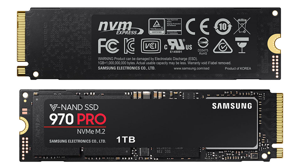 Samsung SSD 970 PRO M.2 1 To PCIe NVMe - CP-9020180-EU - Rue montgallet