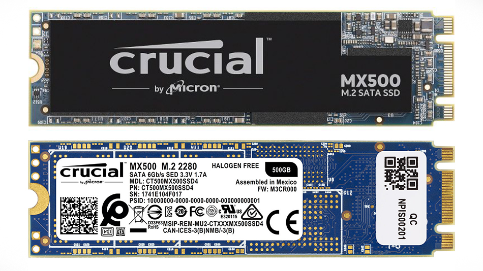 Crucial MX500 500 Go M.2 Type 2280 - Rue montgallet