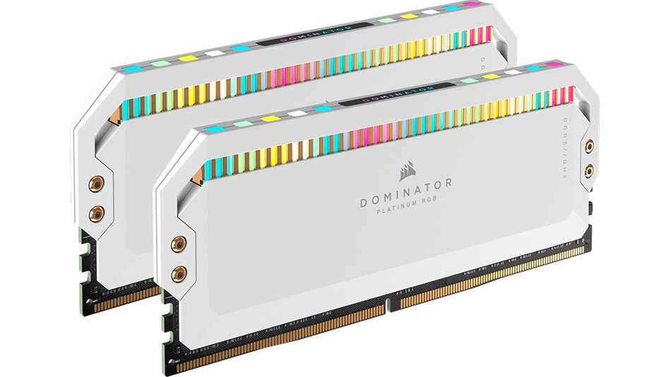Corsair Dominator Platinum DDR5 32 Go (2x16Go) 5200 MHz CL36 - Blanc - Rue montgallet