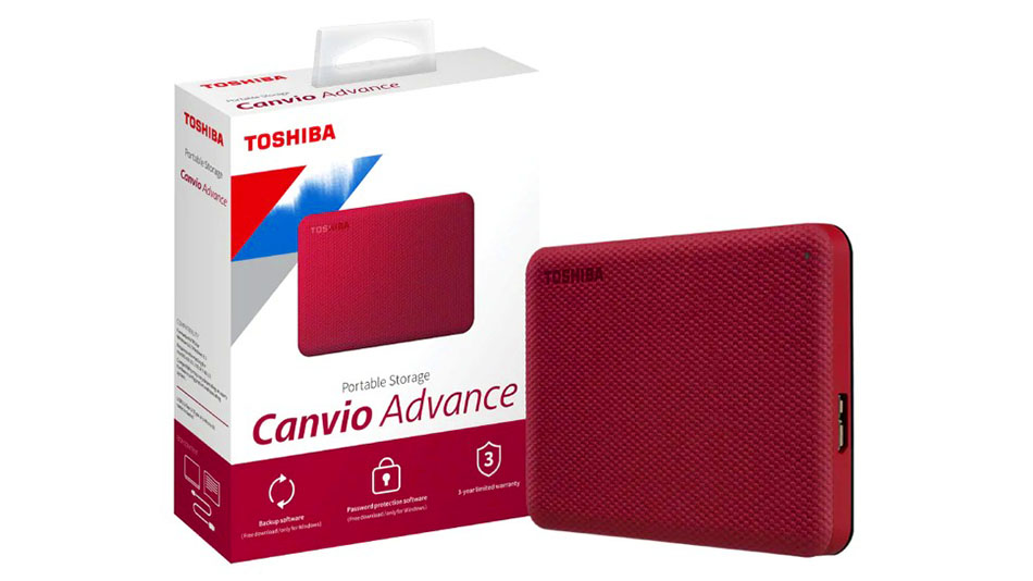 Toshiba Canvio Advance 2 To Rouge - Rue montgallet