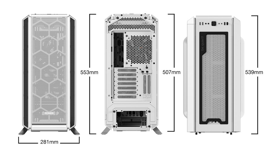 Be Quiet! Silent Base 802 Window (Blanc) - Rue montgallet