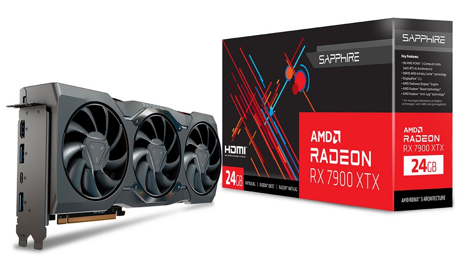 SAPPHIRE AMD Radeon RX 7900 XTX 24GB - rue montgallet