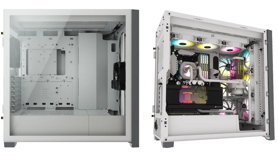 Corsair 5000D Airflow (Blanc), pour un système de refroidissement à eau