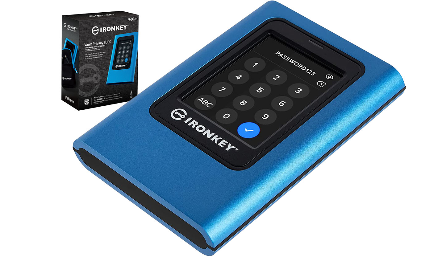 Kingston SSD IronKey Vault Privacy 80 480 Go - Rue Montgalle