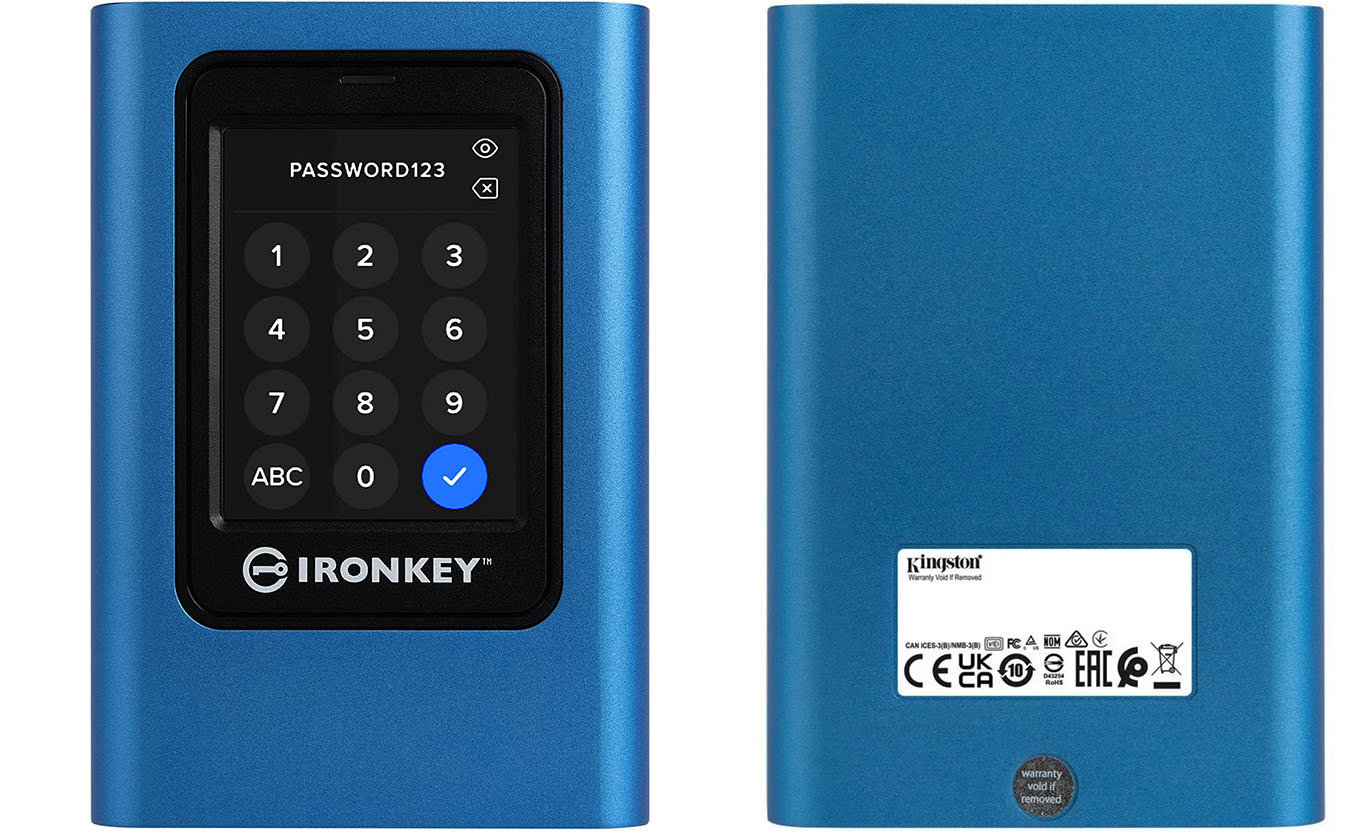 Kingston SSD IronKey Vault Privacy 80 480 Go - Rue Montgalle