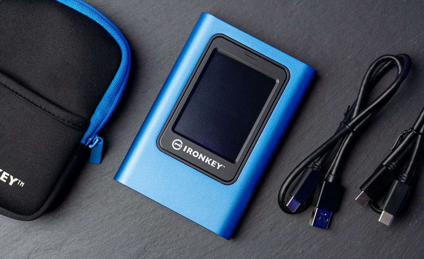 Kingston SSD IronKey Vault Privacy 80 480 Go - Rue Montgalle