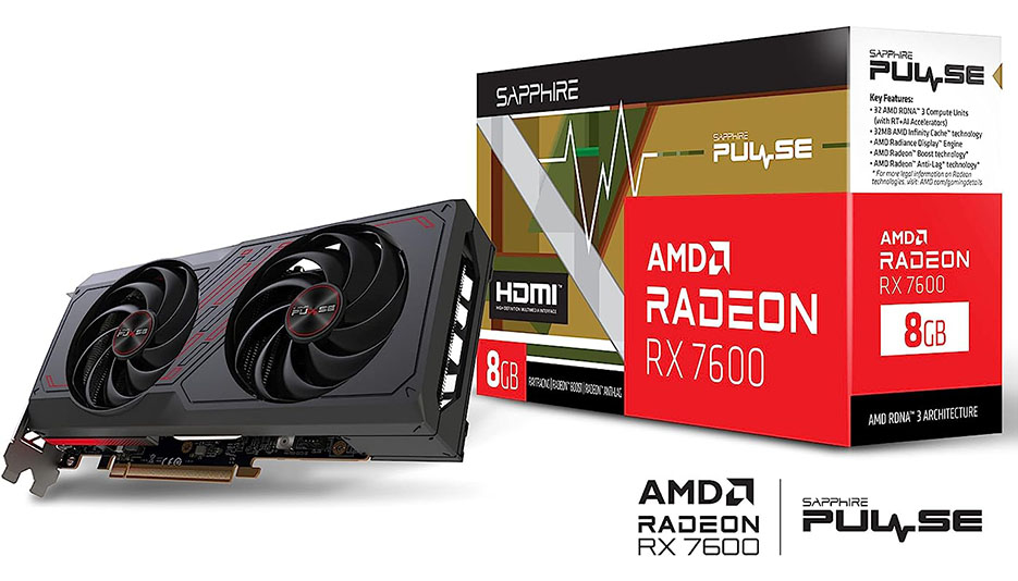 SAPPHIRE Pulse AMD Radeon RX 7600 8GB - Rue Montgallet