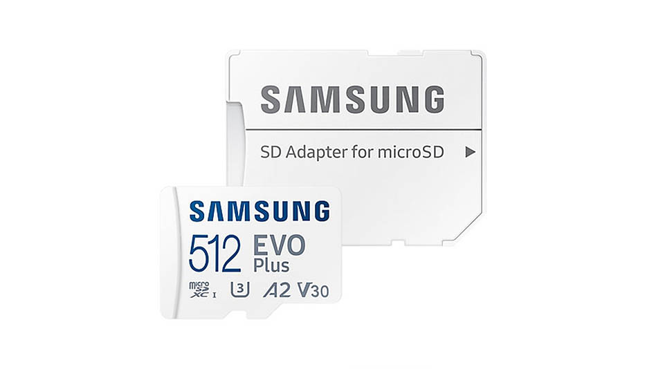 Samsung EVO Plus microSD 512 Go - Rue Montgallet