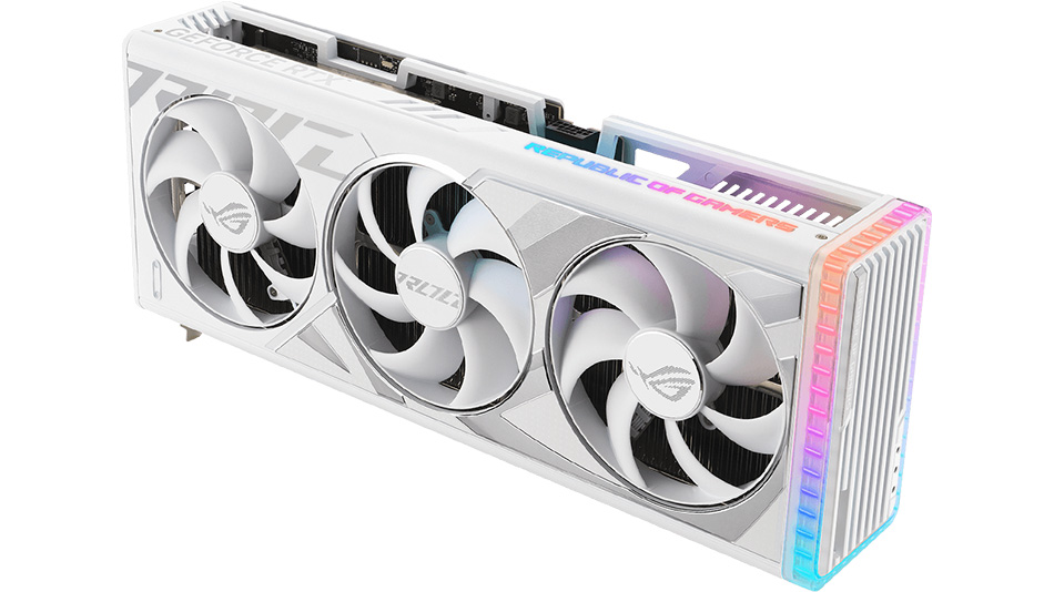 Meilleures cartes graphiques 2024- ASUS ROG Strix GeForce RTX 4090 White OC Edition 24GB - Rue Montgallet