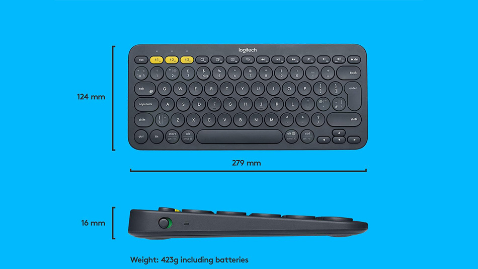 Logitech K380 Bluetooth Multi-Device - rue montgallet