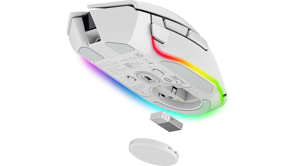 Razer Basilisk v3 Pro 35K (Blanc) - Rue Montgallet