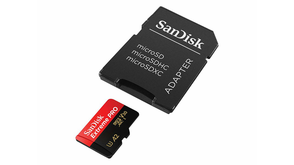 SanDisk Extreme Pro microSDXC UHS-I U3 V30 A2 128 Go - Rue montgallet